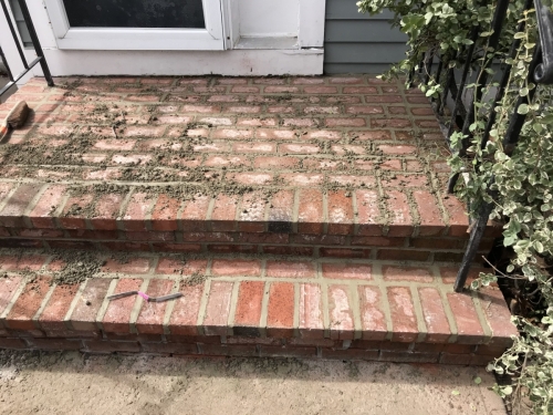 Brick steps