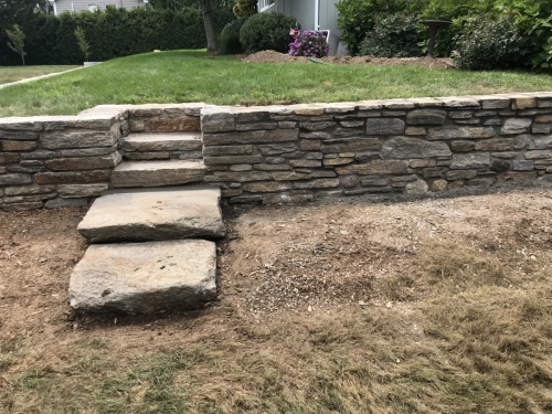 Cut Granite steps