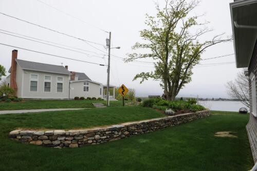 Dry Laid Fieldstone Retaining Wall