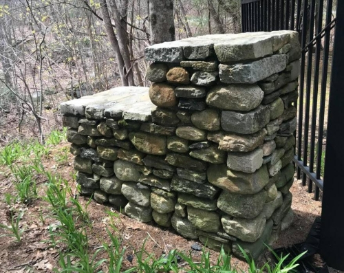 Fieldstone entrance