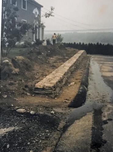 Fieldstone Retaining Wall