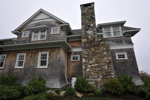 Fieldstone Chimney
