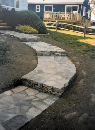 Fieldstone Steps and Walkway