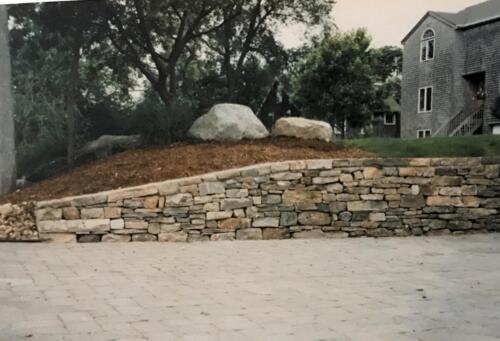 Fieldstone Retaining Wall