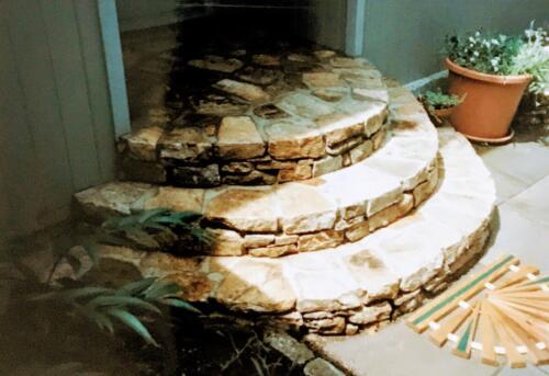 Fieldstone Steps and Entrance