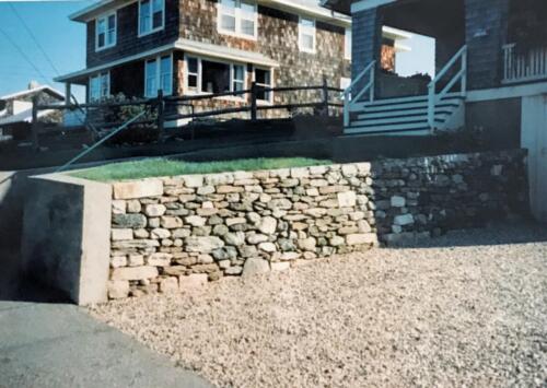 Fieldstone Retaining Wall