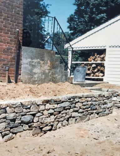 Fieldstone Retaining Wall