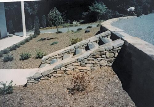 Fieldstone and Granite Steps / Stairs