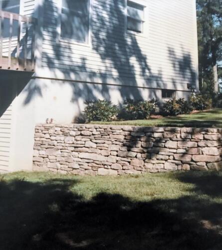 Fieldstone Retaining Wall