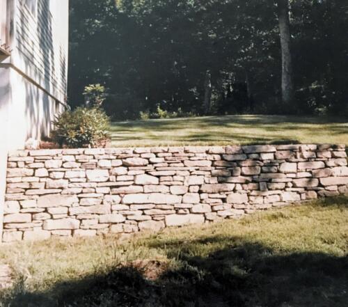 Fieldstone Retaining Wall
