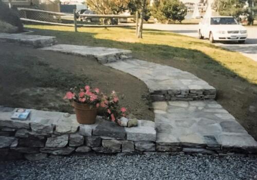 Fieldstone Steps and Walkway
