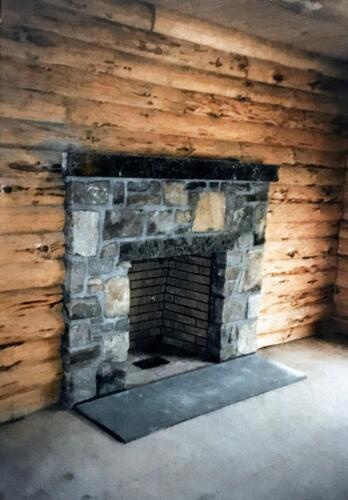 Fieldstone Fireplace