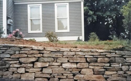 Fieldstone Retaining Wall