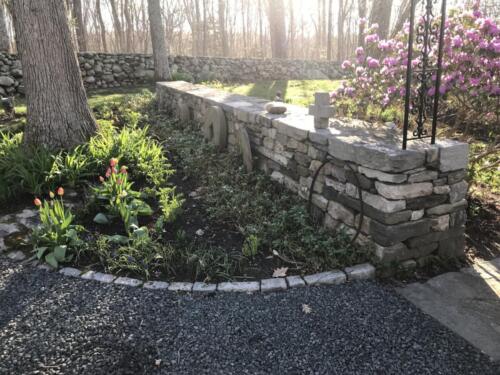 Double-faced Fieldstone Wall