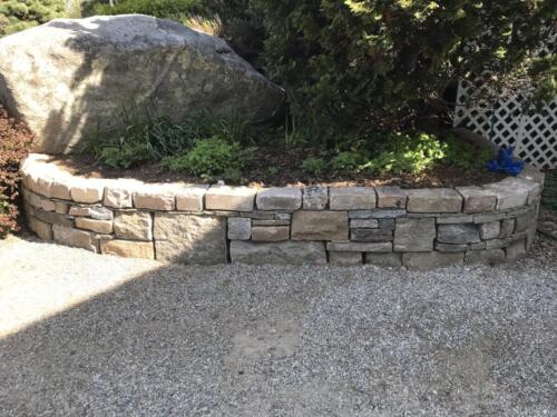 Cut Granite Planter