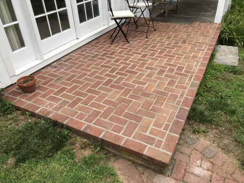Brick patio