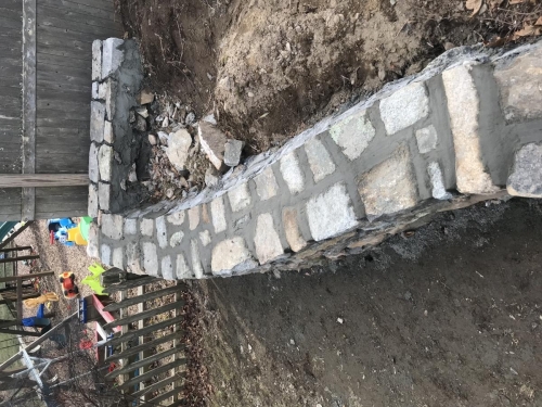 Retaining wall system