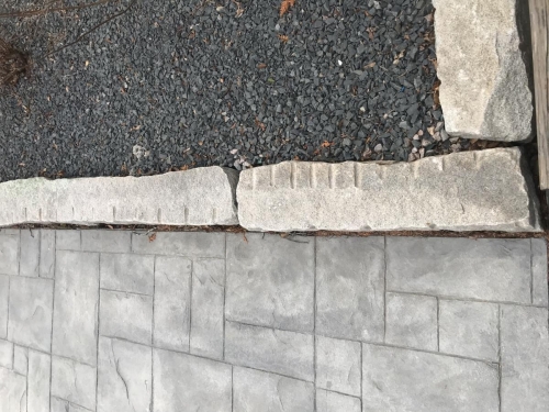 Granite edging