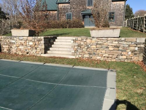 Fieldstone Steps and Retaining Wall
