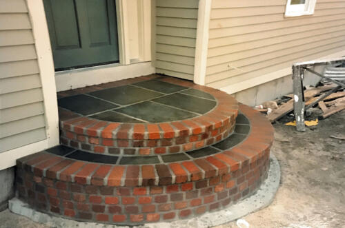 Brick and Bluestone Steps and Entrance
