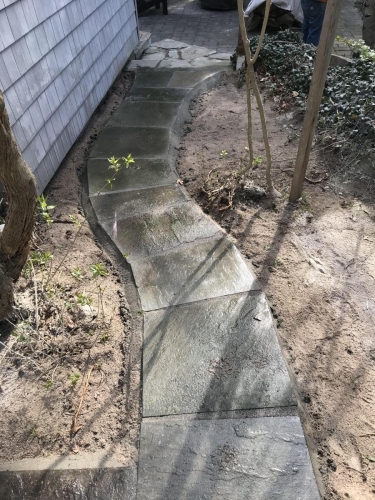 Bluestone walkway