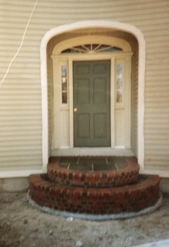 Brick and Stone Entryway